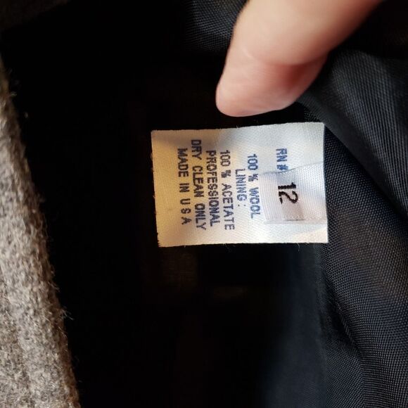 J. PERCY FOR MARVIN RICHARDS Wool Blazer Coat Vintage - Picture 6 of 7